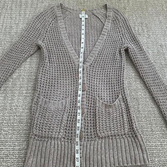 American Eagle Y2K Baby Knit Button Down Cardigan –Elena Gilbert Core - Picture 4 of 8